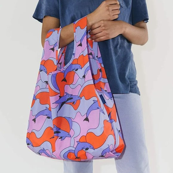 NWOT Standard Baggu - Dolphins (Animal Friends) - Picture 8 of 12